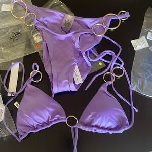 Monica Hansen bikini set color Lilla